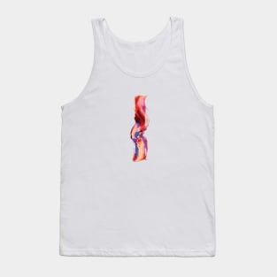 Colorful Painted Initial Letter I Tank Top